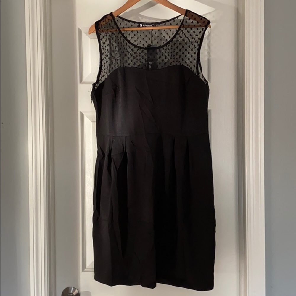 Allegra K mesh top dress